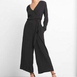 Gap Black Wrap Jumpsuit
